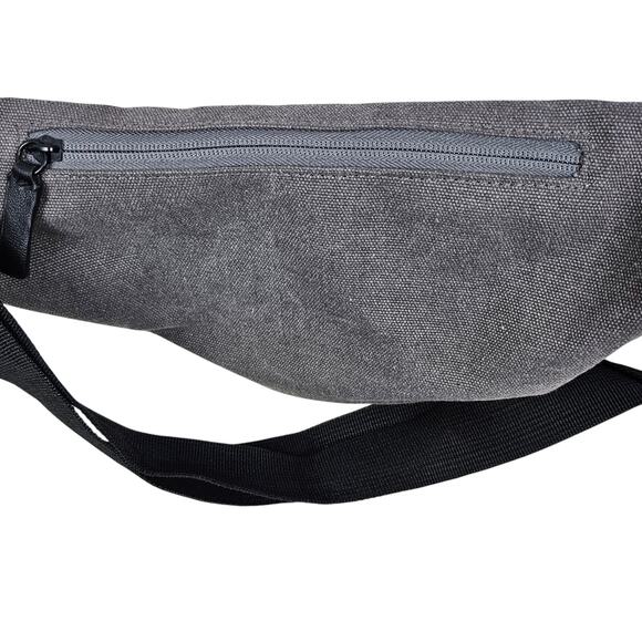 Damen + Hastings Gray Canvas Sling Pack Fanny Pack NWT - Picture 5 of 12